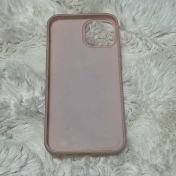 Pink iPhone 13 Case with Christmas Tree Design - Picture 2 of 2